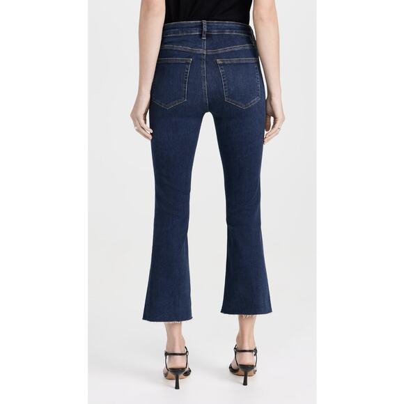 Frame Denim Le Crop Aspire Raw After Mini Bootcut Jean 31 Raw Hem Women - Picture 4 of 12